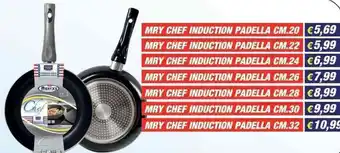 Maury's MRY CHEF INDUCTION PADELLA CM.20 offerta