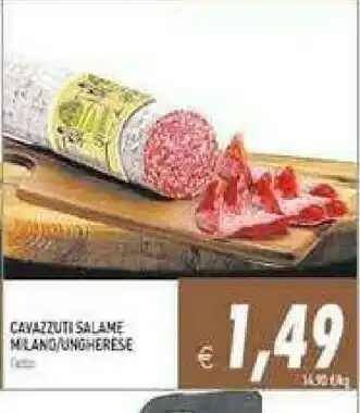 Cavazzuti Salame Milano/ Ungherese