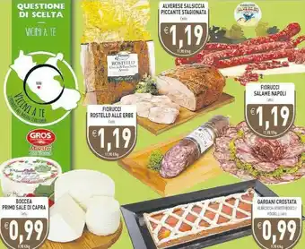 Supermercati Agorà Fiorucci Rostello Alle Erbe offerta