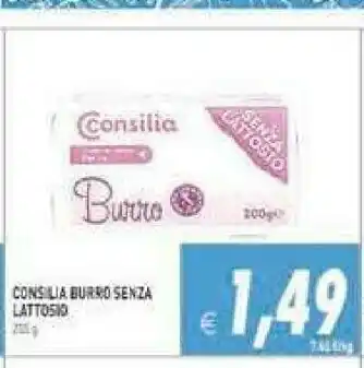 Supermercati Agorà Consilia Burro Senza Lattosio offerta