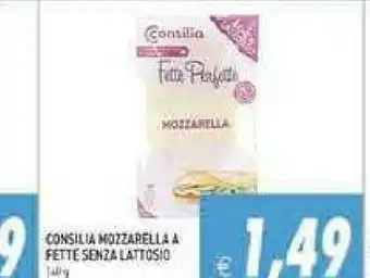Supermercati Agorà Consilia Mozzarella A Fette Senza Lattosio offerta