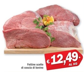 Fettine scelte di coscia di bovino