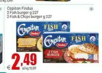 Elite Capitan Findus 2 Fish Burger/ 2 Fish & Chips Burger offerta
