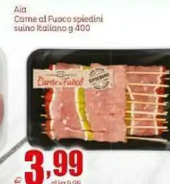 Elite Aia Carne Al Fuocco Spiedini Suino Italiano offerta