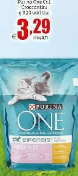 Elite Purina One Cat Croccantini offerta