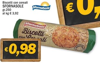 Ard Discount Biscotti con cereali SFORNASOLE gr.250 offerta