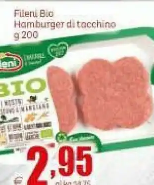 Elite Fileni Fileni - Hamburger Pollo e Tacchino 200 g(ml) offerta