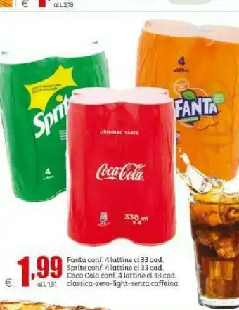 Elite Coca Cola Fanta / Sprite / offerta