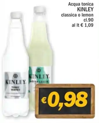 Ard Discount Acqua tonica KINLEY classica o lemon cl.90 offerta