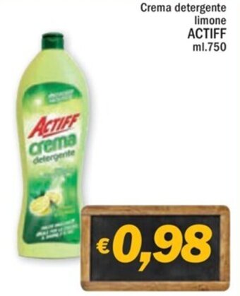 Ard Discount Crema detergente limone ACTIFF ml.750 offerta