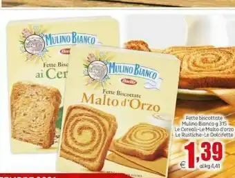 Elite Mulino Bianco Pan Carrè Integrale 315 G(ml) offerta