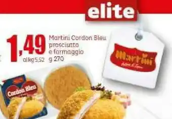 Elite Martini Cordon Bleu Prosciutto E Formaggio offerta