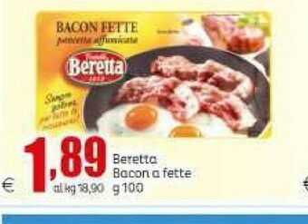 Elite Fratelli Beretta - Bacon Fette Pancetta Affumicata 100 G(ml) offerta