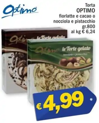 Ard Discount Torta OPTIMO fiorlatte e cacao o nocciola e pistacchio gr.800 offerta