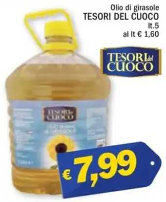 Ard Discount Olio di girasole TESORI DEL CUOCO It.5 offerta