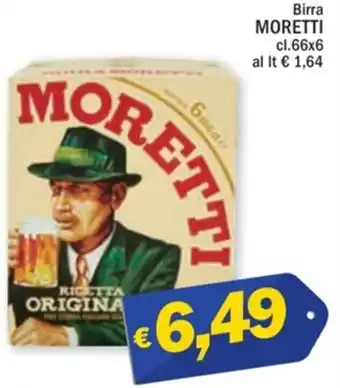 Ard Discount Birra MORETTI cl.66x6 offerta