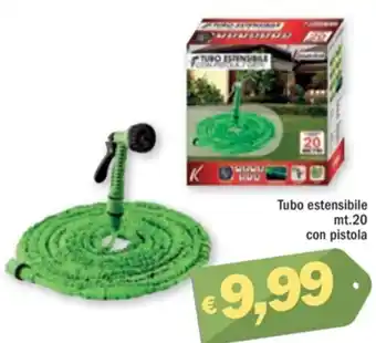 Tubo estensibile mt.20 con pistola
