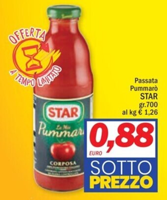 Ard Discount Passata Pummarò STAR gr.700 offerta