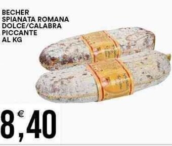 Vantaggio Cash&Carry BECHER SPIANATA ROMANA DOLCE/CALABRA PICCANTE AL KG offerta