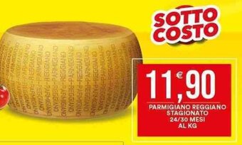 Vantaggio Cash&Carry PARMIGIANO REGGIANO STAGIONATO 24/30 MESI AL KG offerta