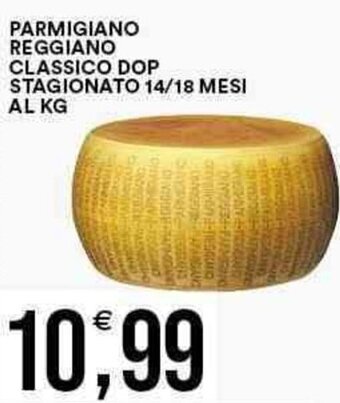 Vantaggio Cash&Carry PARMIGIANO REGGIANO CLASSICO DOP STAGIONATO 14/18 MESI AL KG offerta