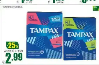 Elite Tampax & Go Assorbenti offerta
