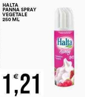 Vantaggio Cash&Carry HALTA PANNA SPRAY VEGETALE 250 ML offerta