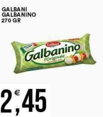 Vantaggio Cash&Carry GALBANI GALBANINO 270 GR offerta