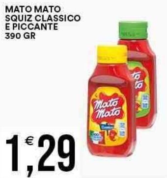 MATO MATO SQUIZ CLASSICO E PICCANTE 390 GR