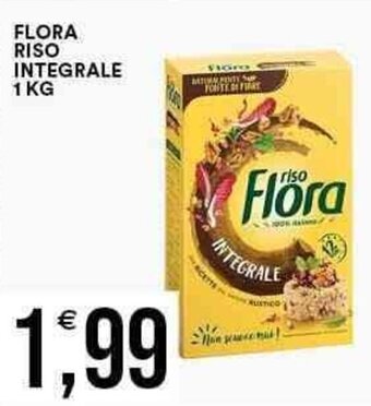 Vantaggio Cash&Carry FLORA RISO INTEGRALE 1 KG offerta