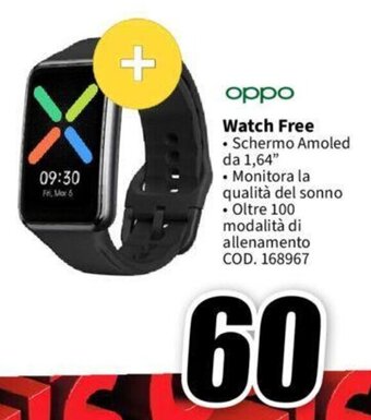 MediaWorld Oppo Watch Free offerta