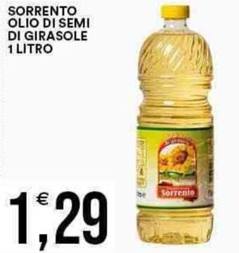 Vantaggio Cash&Carry SORRENTO OLIO DI SEMI DI GIRASOLE 1 LITRO offerta