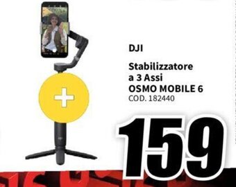 MediaWorld DJI Stabilizzatore a 3 Assi OSMO MOBILE 6 offerta