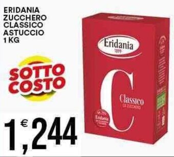 Vantaggio Cash&Carry ERIDANIA ZUCCHERO CLASSICO ASTUCCIO 1 KG offerta