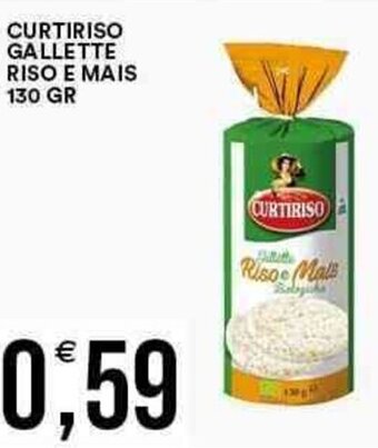Vantaggio Cash&Carry CURTIRISO GALLETTE RISO E MAIS 130 GR offerta