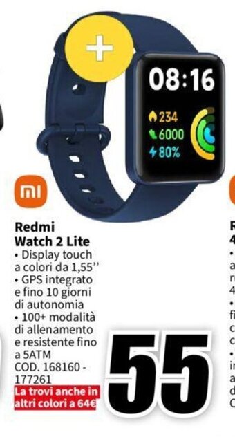 MediaWorld Redmi Watch 2 Lite offerta