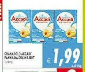 Gros Granarolo Panna Da Cucina UHT Accadì Senza Lattosio 300 G(ml) offerta
