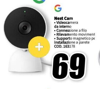 MediaWorld Nest Cam offerta