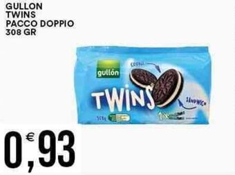 Vantaggio Cash&Carry GULLON TWINS PACCO DOPPIO 308 GR offerta