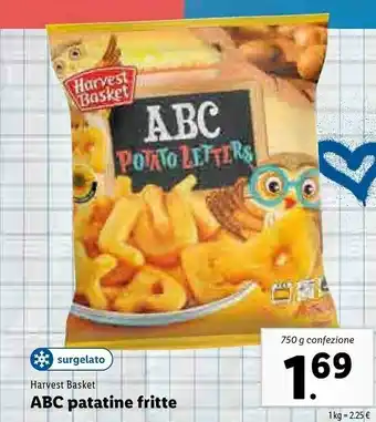 Lidl Harvest basket Patatine offerta