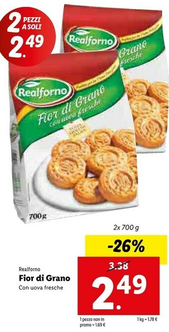 Lidl Realforno Fior Di Grano 700 G(ml) offerta
