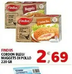 Mio Market Findus Delizie Di Pollo Cordon Bleu 220 G(ml) offerta