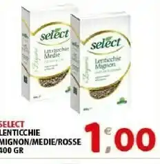 Select Lenticchie Mignon/medie/rosse