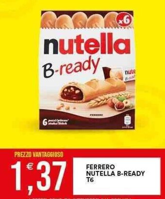 Vantaggio Cash&Carry FERRERO NUTELLA B-READY T6 offerta