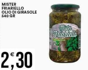 MISTER FRIARIELLO OLIO DI GIRASOLE 540 GR