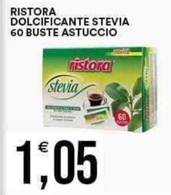 Vantaggio Cash&Carry RISTORA DOLCIFICANTE STEVIA 60 BUSTE ASTUCCIO offerta