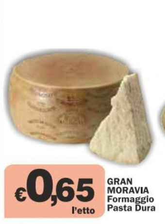 Gran Moravia Formaggio Pasta Dura