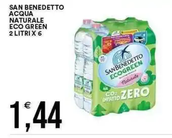 SAN BENEDETTO ACQUA NATURALE ECO GREEN 2 LITRIX 6