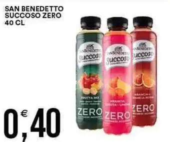 Vantaggio Cash&Carry SAN BENEDETTO SUCCOSO ZERO 40 CL offerta
