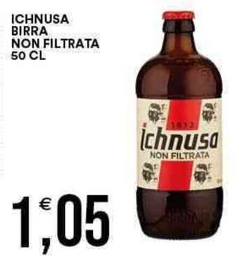 Vantaggio Cash&Carry ICHNUSA BIRRA NON FILTRATA 50 CL offerta